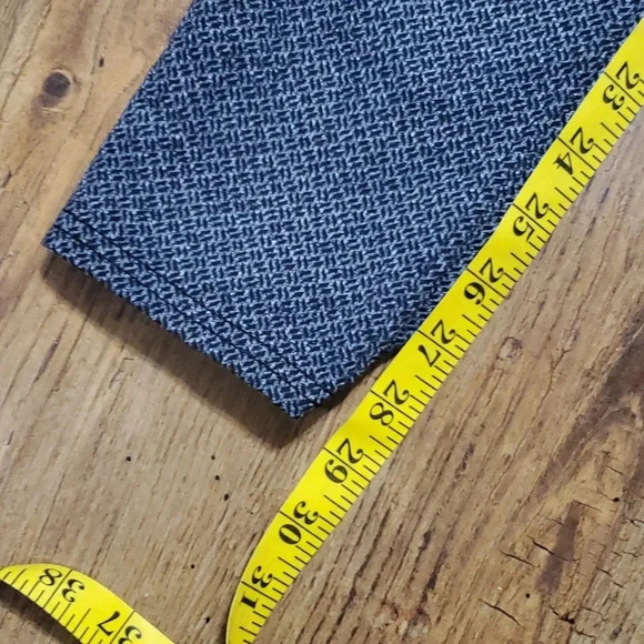 Athleta Grey black tweed knit comfort stretch pants with pockets - Picture 2 of 9